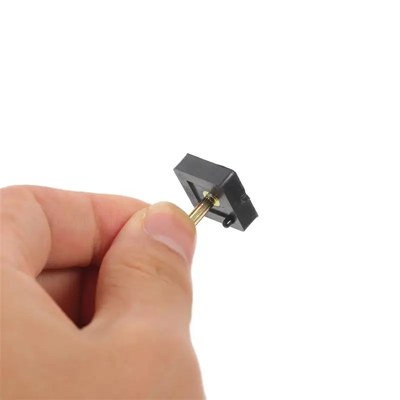 5 Pairs Square High Heels Shoes Tips Replacement Wear Repair 180X170X170CM for Pin Black Caps