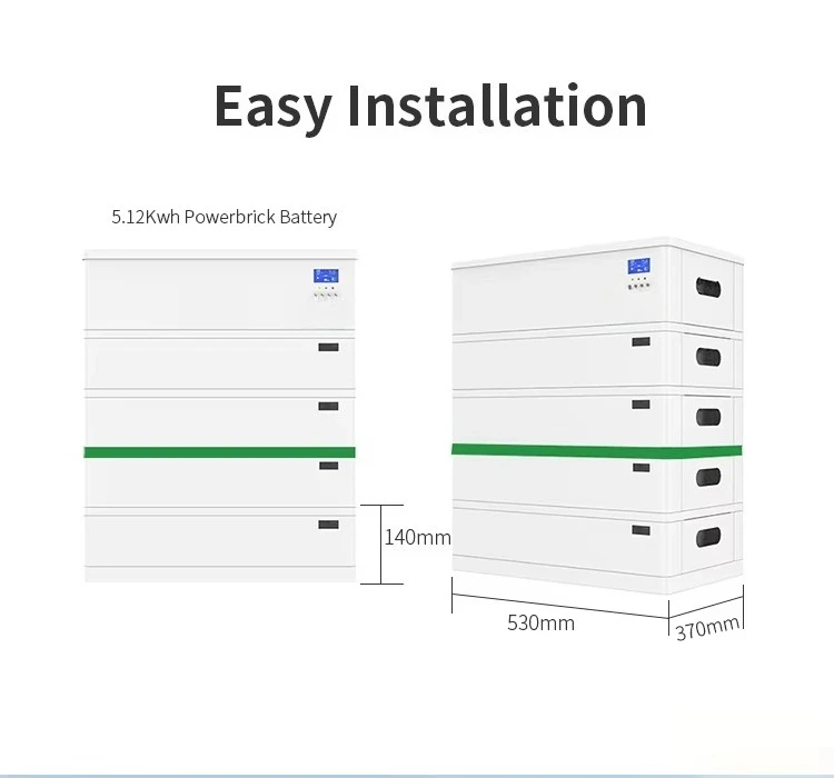 All in One Stacked Lifepo4 Battery Home 48v 51.2v 5.12KWH Solar Energy Storage Power System