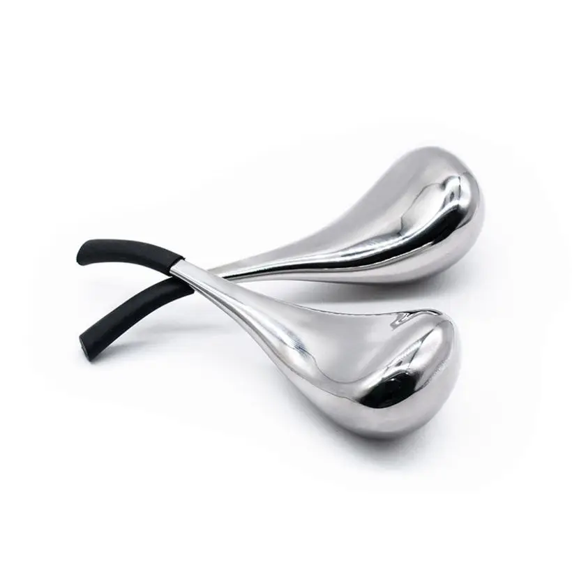 Globi di ghiaccio Palla di onde di ghiaccio Massaggio Strumento per la cura della pelle del viso per le donne Bastoncini criogenici di bellezza in acciaio inossidabile per le ragazze e le donne