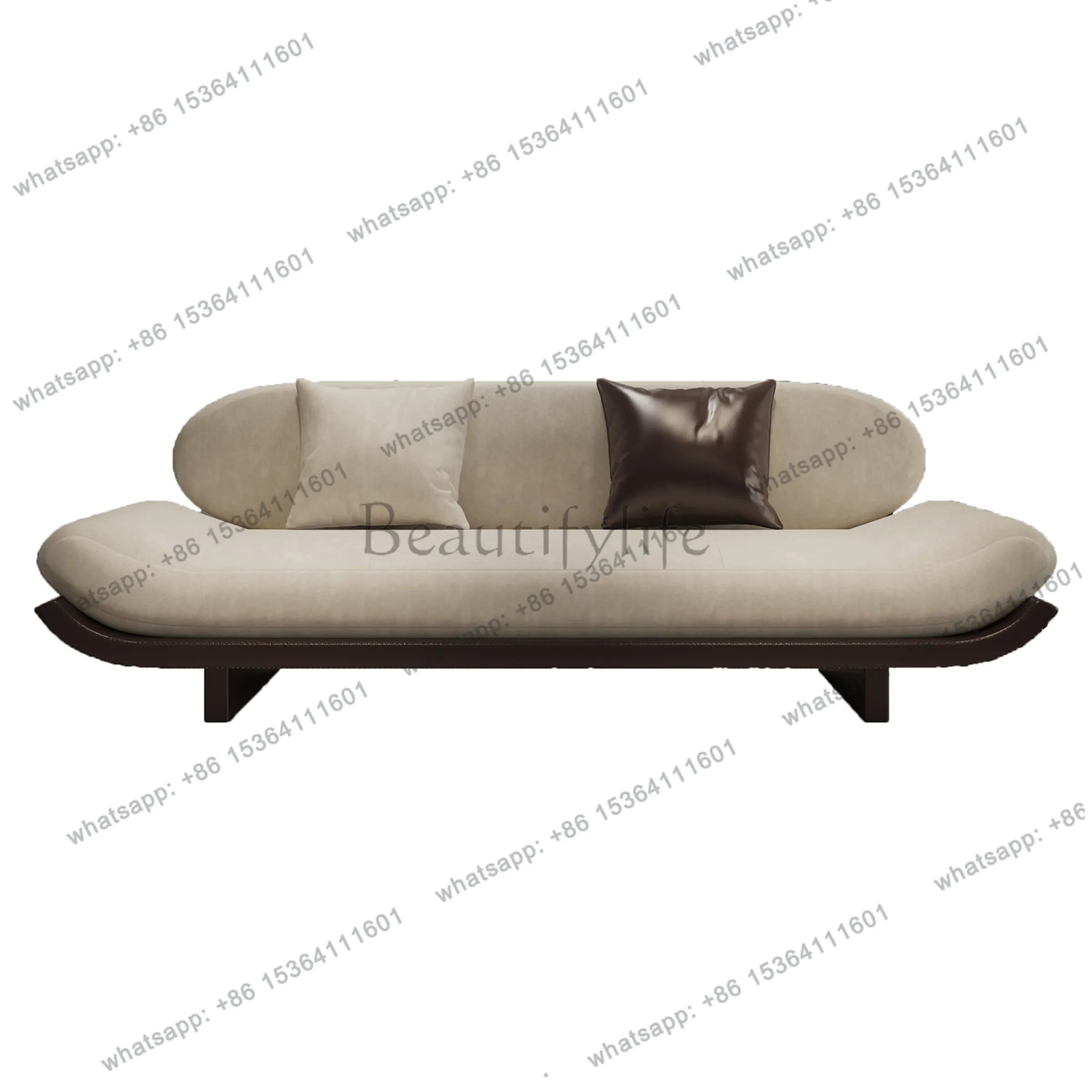 Modern wind matte concubine chair high-end hotel beauty collapse clothing store bench