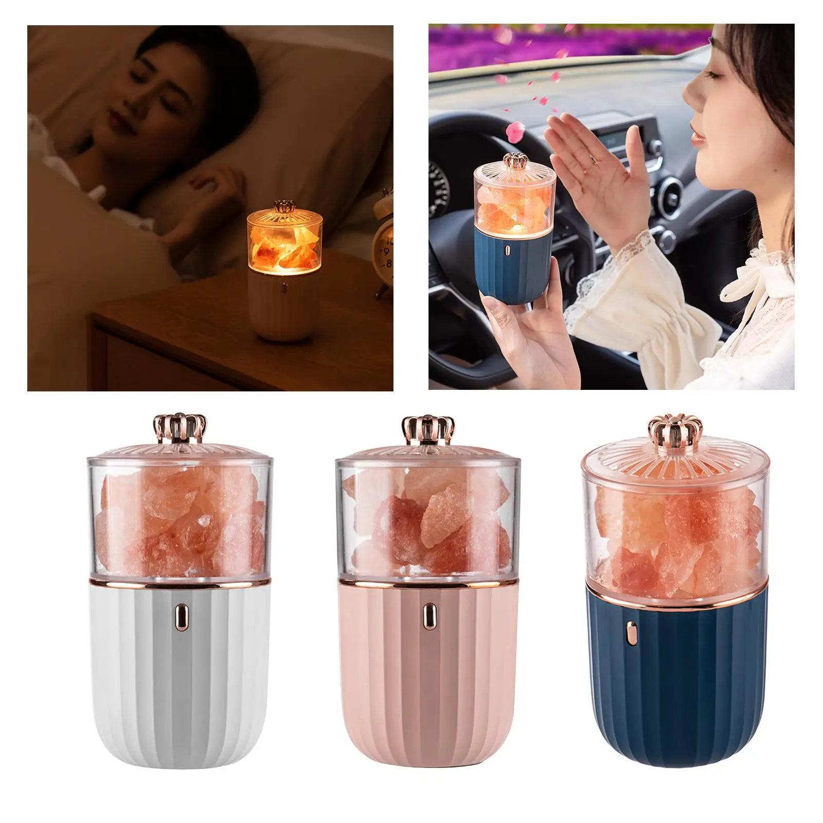 Lâmpada de Luz Noturna Colorida Himalaia, Lâmpada do Himalaia, Luz para Decoração