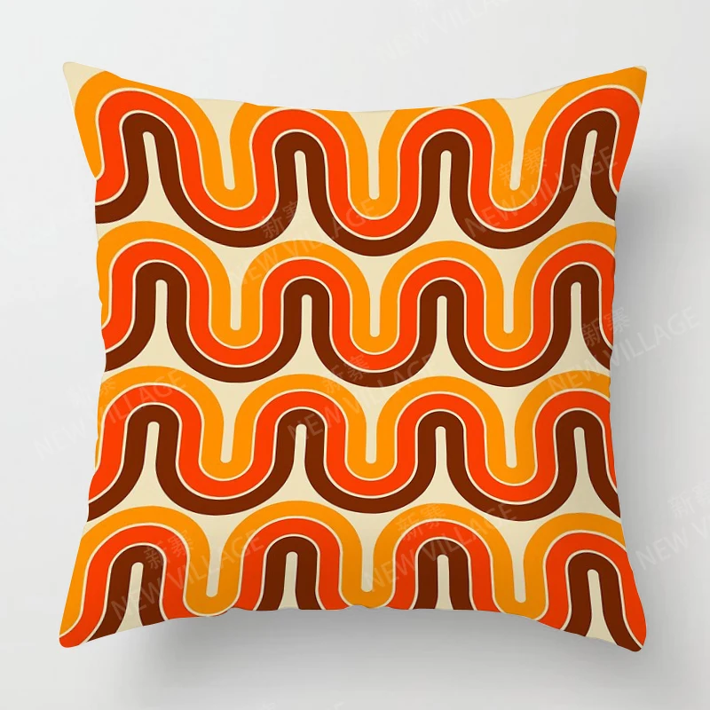 Nordic fall home decor autumn throw pillow case sofa Cushion cover modern 45x45cm 45*45 50x50 60x60cm 40*40 40x40 geometry 60*60