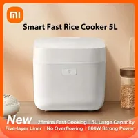 Xiaomi Mijia Rice Cooker 5L 220V  Smart Fast Electric Multicooker Pot for Kitchen Cookers Anti-stick Food Warmer Home Appliance