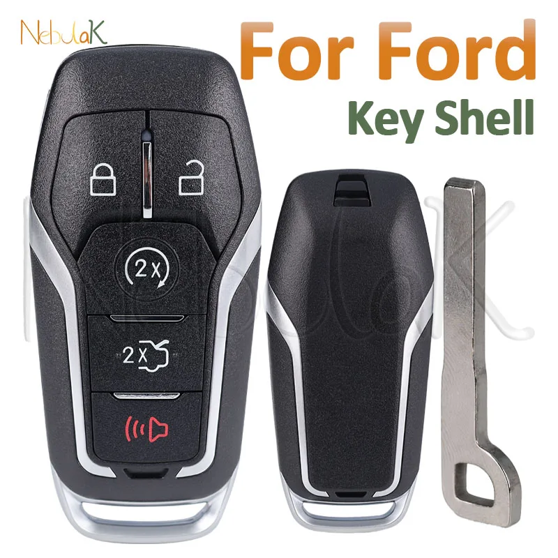 

Автомобильный брелок для Ford Kuka Edge Explorer Fusion Mustang Lincoln MKZ MKC Mondeo Smart Remote Case Cover Uncut HU101