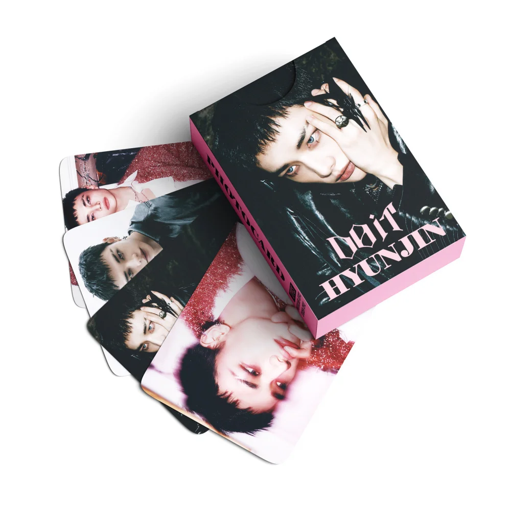 127 pçs novo straykids do it kpop estrela hwang hyun jin álbum sk pequeno cartão adesivos fotos cartões postais lomo cartões presentes do feriado