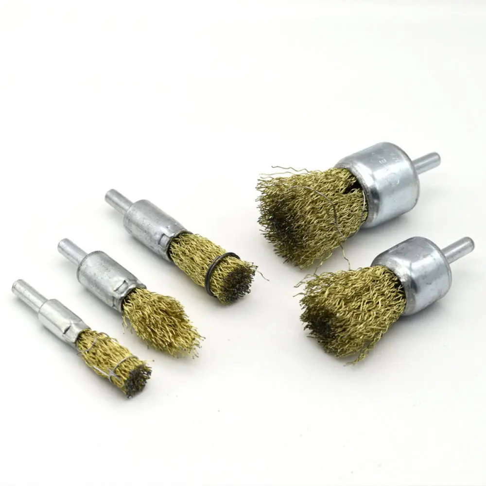 Electric Drill Wire Brush Set For Removing Rust Paint Cleaning Metal Surfaces Polishing Grinding Bit Accessory Kit