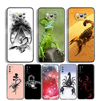 Scorpion Lizard Animal For Xiaomi Poco M4 X4 X3 NFC F2 F3 GT M3 F1 Pro Mi Play Mix 3 A3 A2 A1 Lite Soft Phone Case