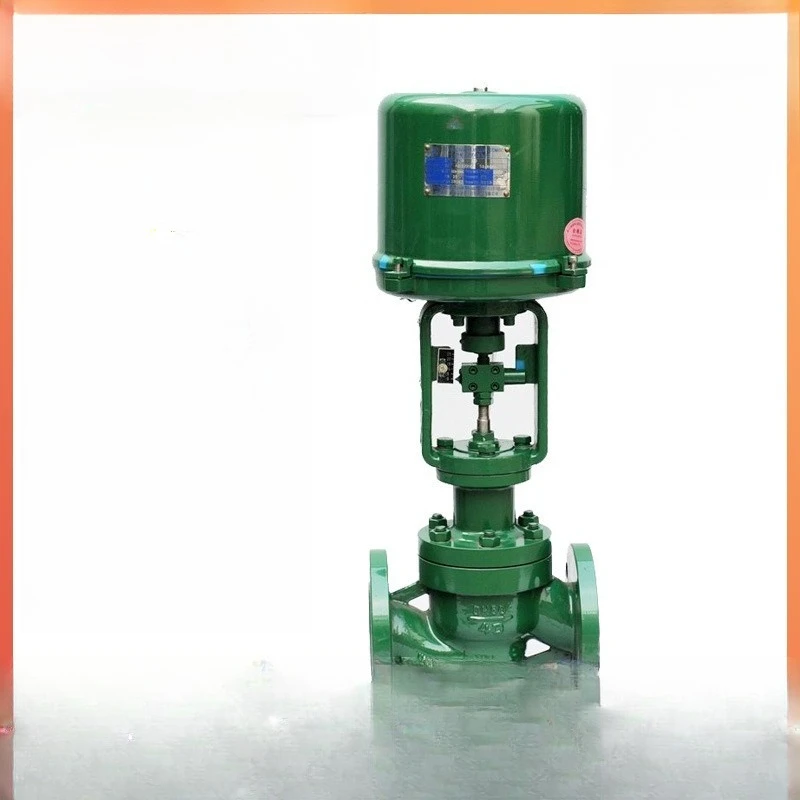 

Electric three-way flow pressure temperature regulating valve with heat sink connection Cast steel material optional