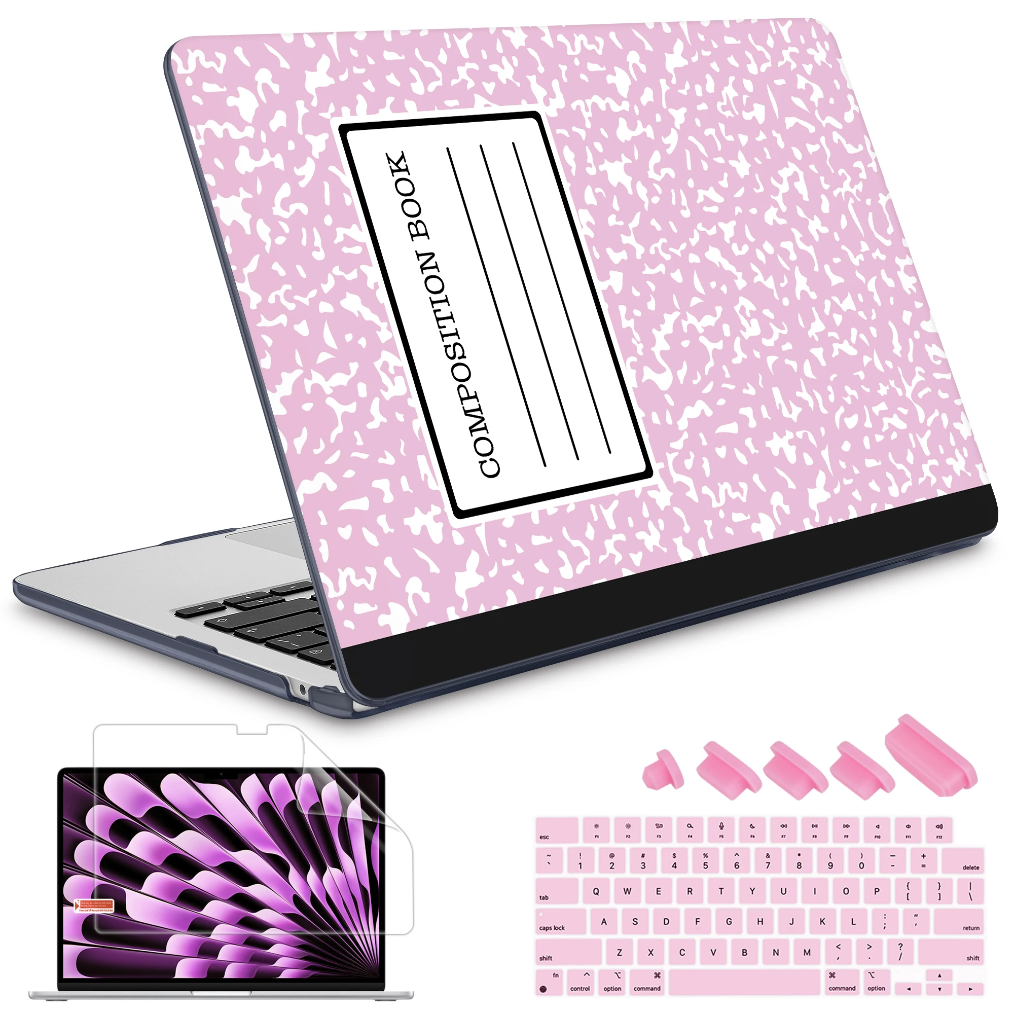 Чехлы с рисунком блокнота для MacBook