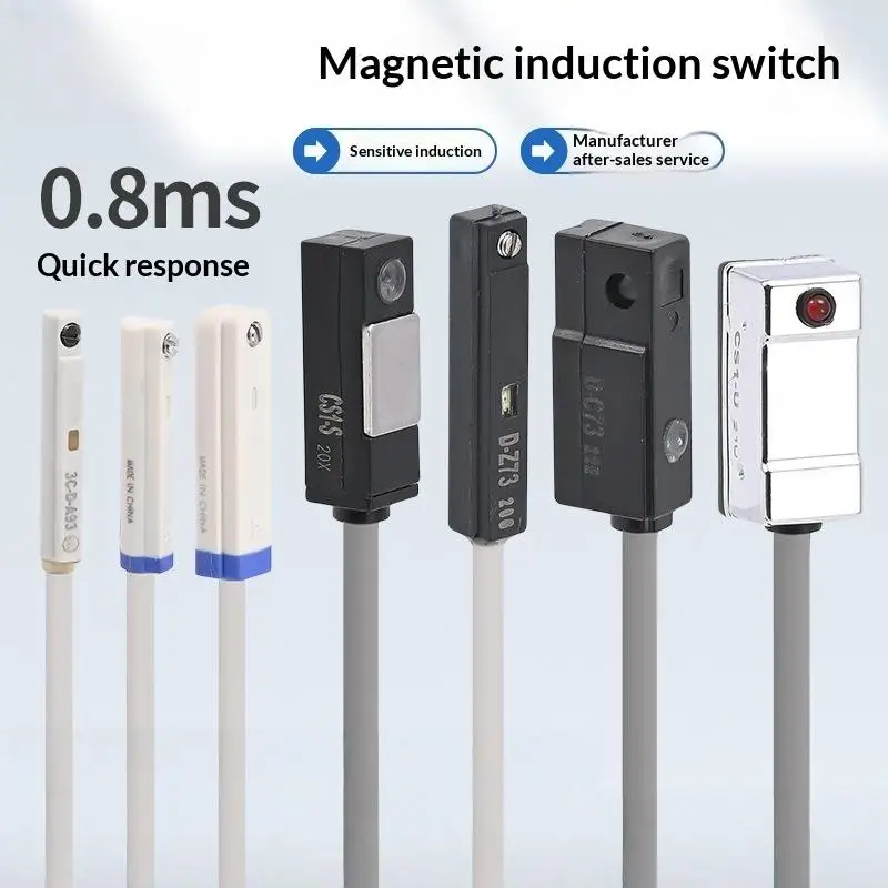 1Pcs CS1-J CS1-G CS1-E CS1-U CS1-F Proximity Switch D-C73 Air Pneumatic Cylinder Magnetic Reed Switch Sensor