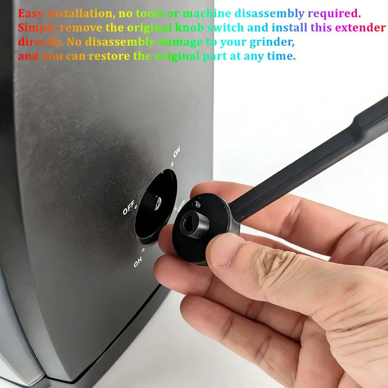 Compatible with Baratza Encore & Encore ESP Coffee Grinder,No tools required, no disassembly needed,Long Handle On/Off Switch