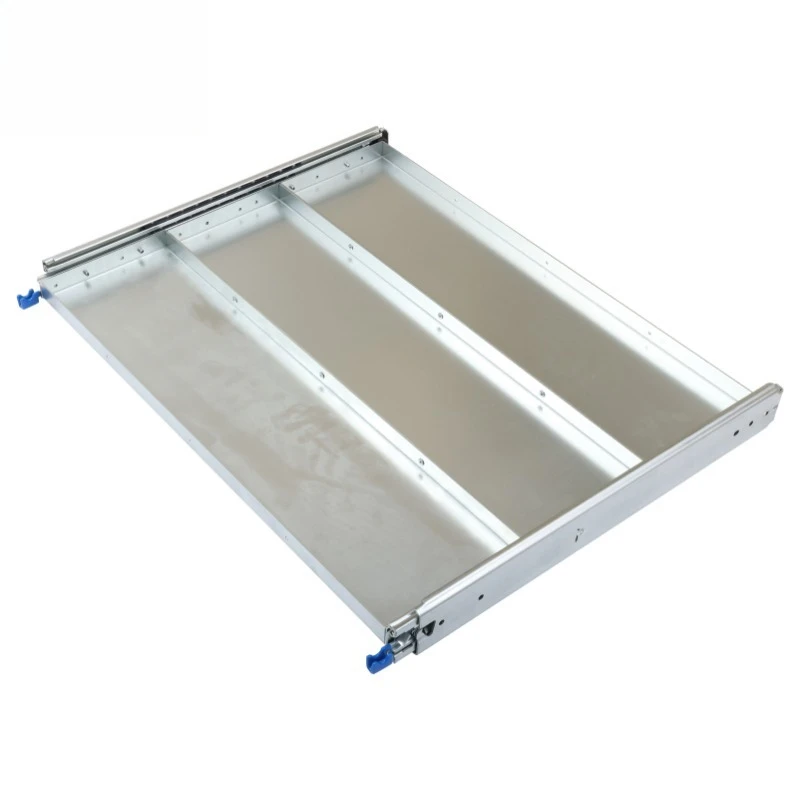 Heavy Duty Telescopic Drawer Slides with Soft Close Function with Ball Bearings with Locking Function