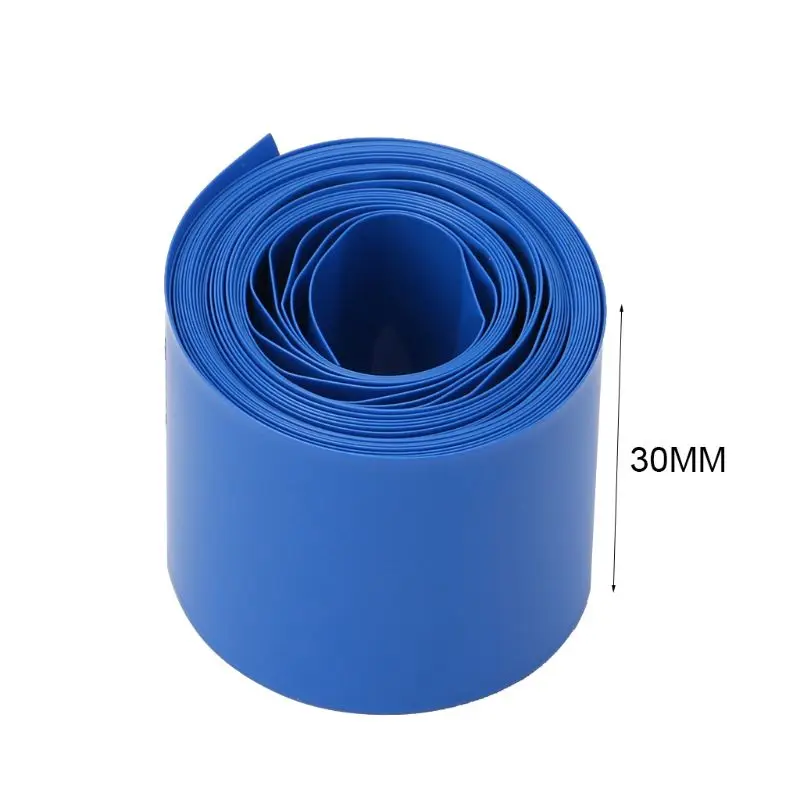 2m PVC Heat Shrink Tube 18-75mm for 14500 18650 26650 Lithium Battery Flim Wrap Protector Cable Sleeve Insulation Dropship