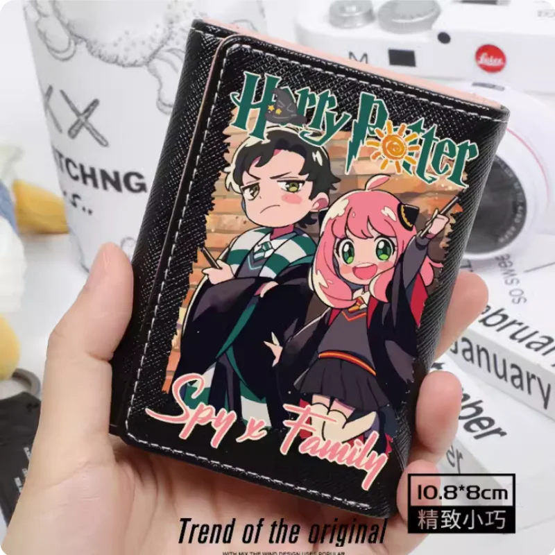 Anime Spy Family Anya Forger  Wallet Women's Fold Bag Multi Card Fashion Wallet Gift