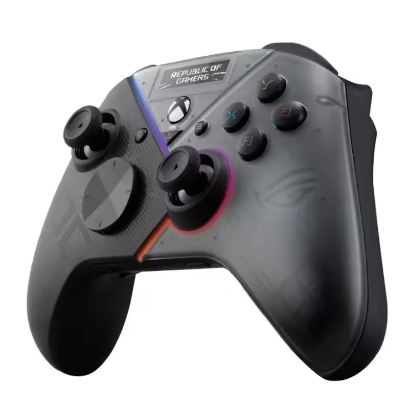 ForASUS ROG Raikiri Pro PC Game Controller OLED Display 4 Rear Buttons Selectable Triggers ESS DAC USB-C 2.4GHz Bluetooth