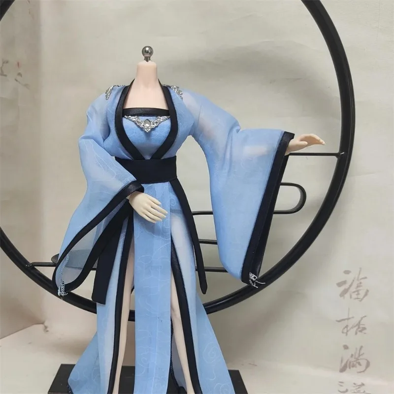 1/6 Maßstab Chinesisches Hanfu-Kleid im antiken Stil mit weiten Ärmeln und trägerlosem Design für 12'' TBL BJD Actionfigur-Körpermodell – Detail 3