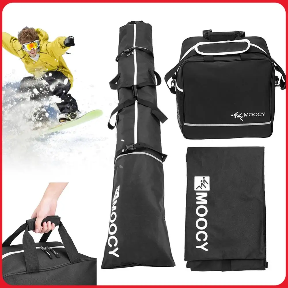 

Ski Bag & Boot Bag Set Padded Ski Duffle Bag & Boot Tote Set Ski and Boot Travel Kit Ski Equipment Bag Set for Men Women