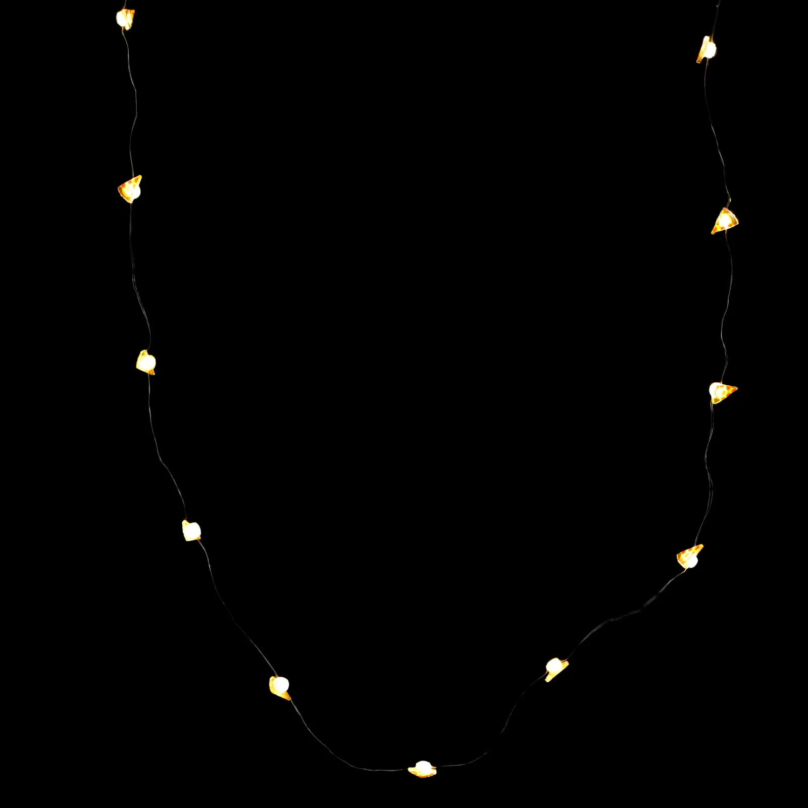 

1Pcs Lovely Pizza String Lights 2m Copper Wire Xmas Holiday Home Garden Party Decoration Pizza String Lights Party Garden Light