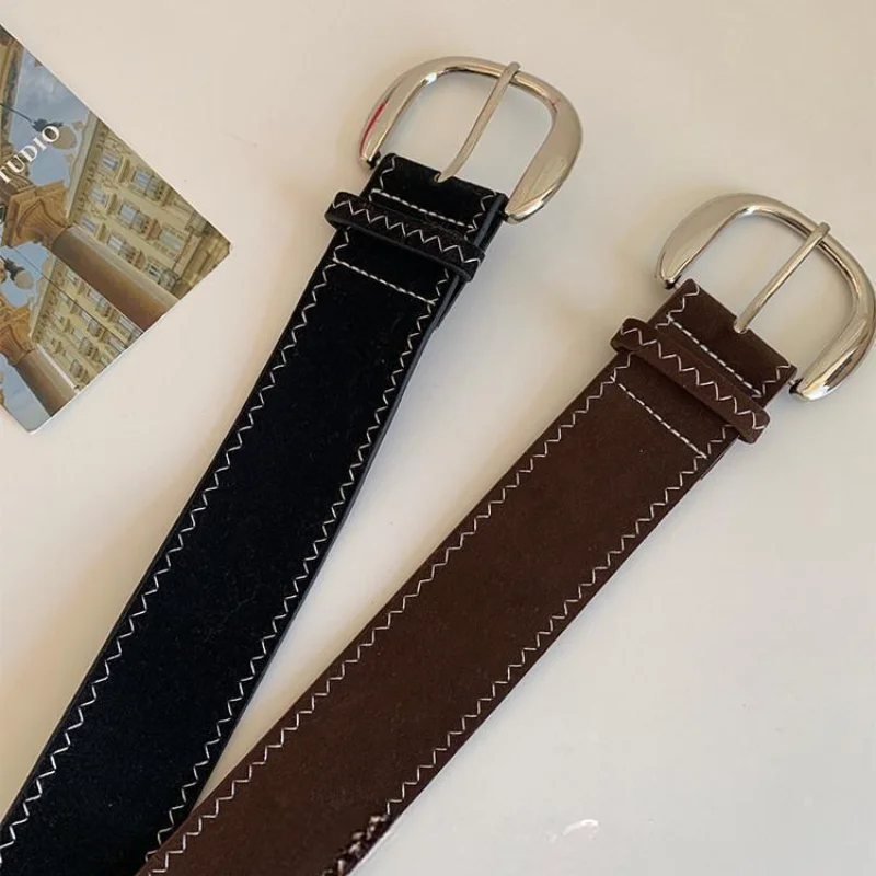 Ceinture vintage en daim marro - Men'S Accessories Instagram avis et prix
