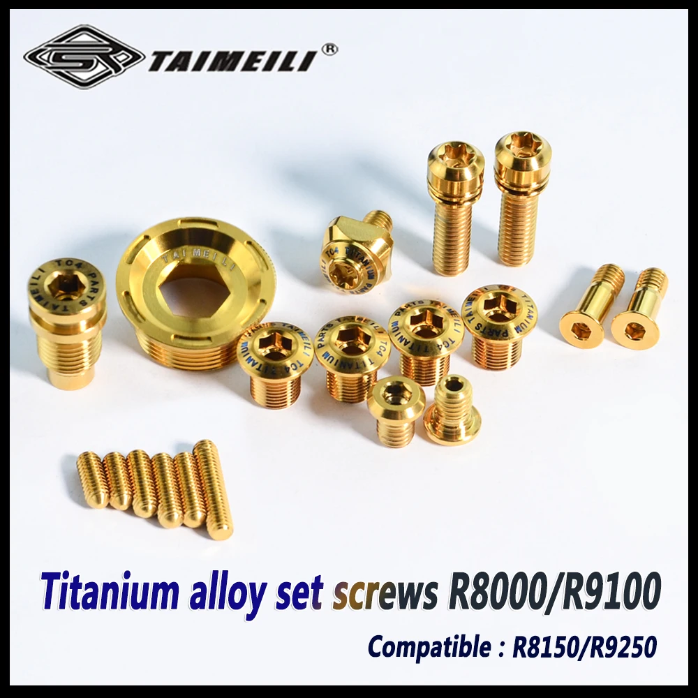 TAIMEILI Titanium alloy screw bicycle transmission  Applicable to R8000/9100/8150/9250 kit upgrade set screws