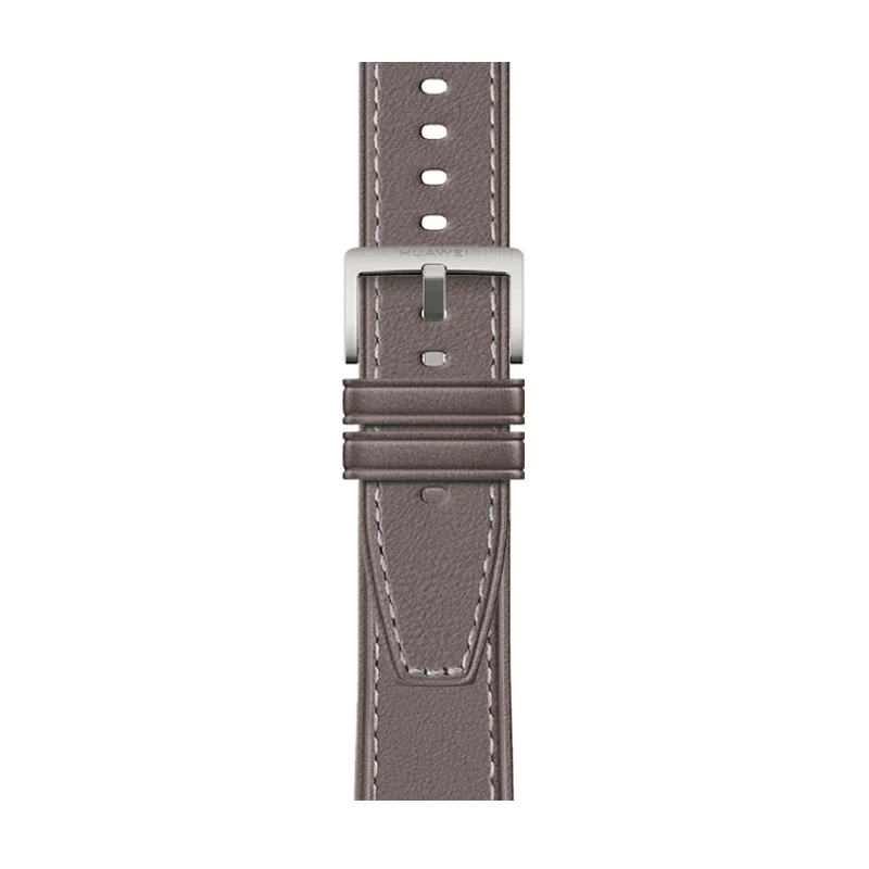 Huawei 100% Original 22mm Grey Cowhide Strap for WATCH GT4 46mm/WATCH 4/4Pro/Ultimate/Buds/WATCH 3Pro New/GT3 46mm