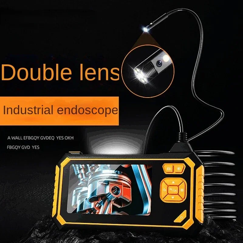 

New 4.3-inch screen endoscope 1-10 meters optional with video recording probe IP67 waterproof industrial pipeline endoscope