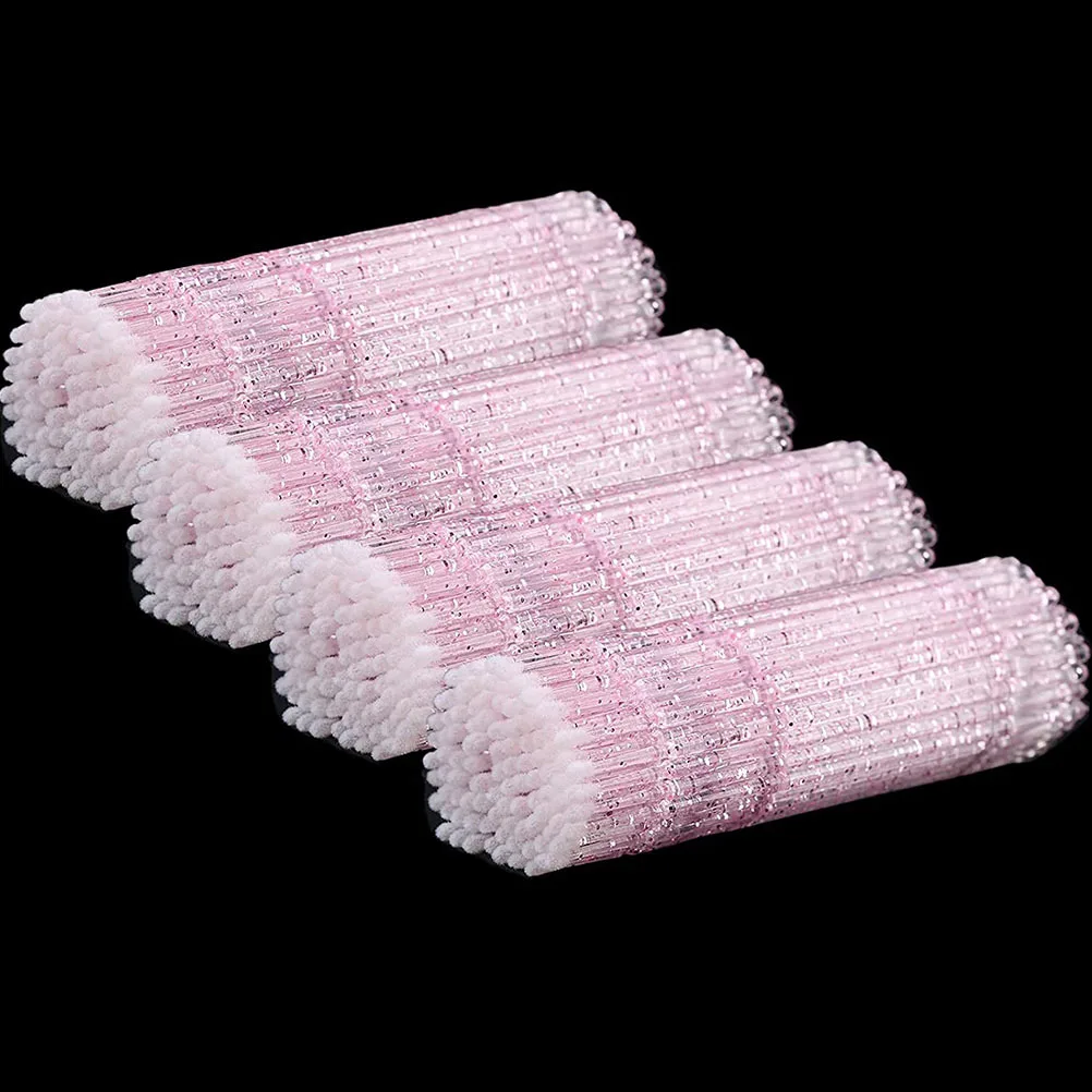 200 قطعة قضبان تنظيف الرموش المتاح مسحات ل الحاجب ماكياج أداة إزالة الصواميل البلاستيك رمش فرشاة اكسسوارات التجميل