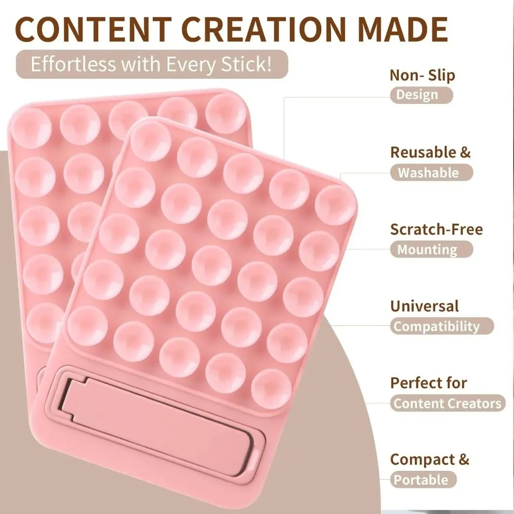 

Новое силиконовое крепление для телефона на присоске, прочная клейкая универсальная подставка для телефона без помощи рук, складной держатель для телефона, селфи и видео