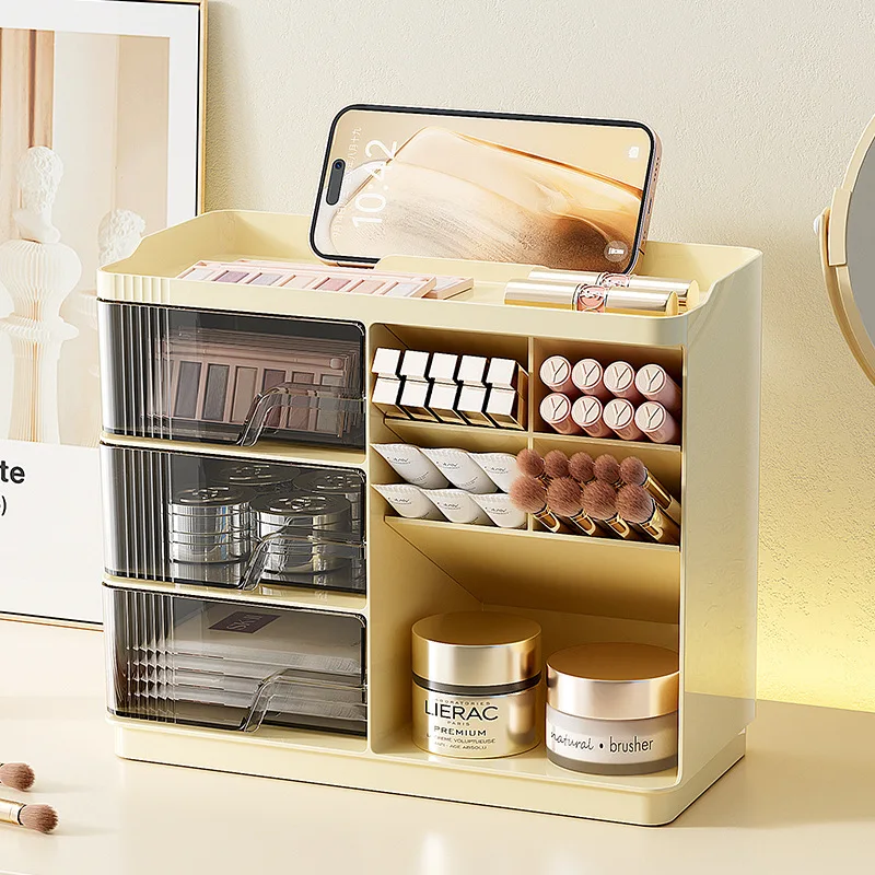 

High Value Desktop Stationery Storage Box Large Capacity Multi Layer Drawer Type for Officestudent Pen Holder Household