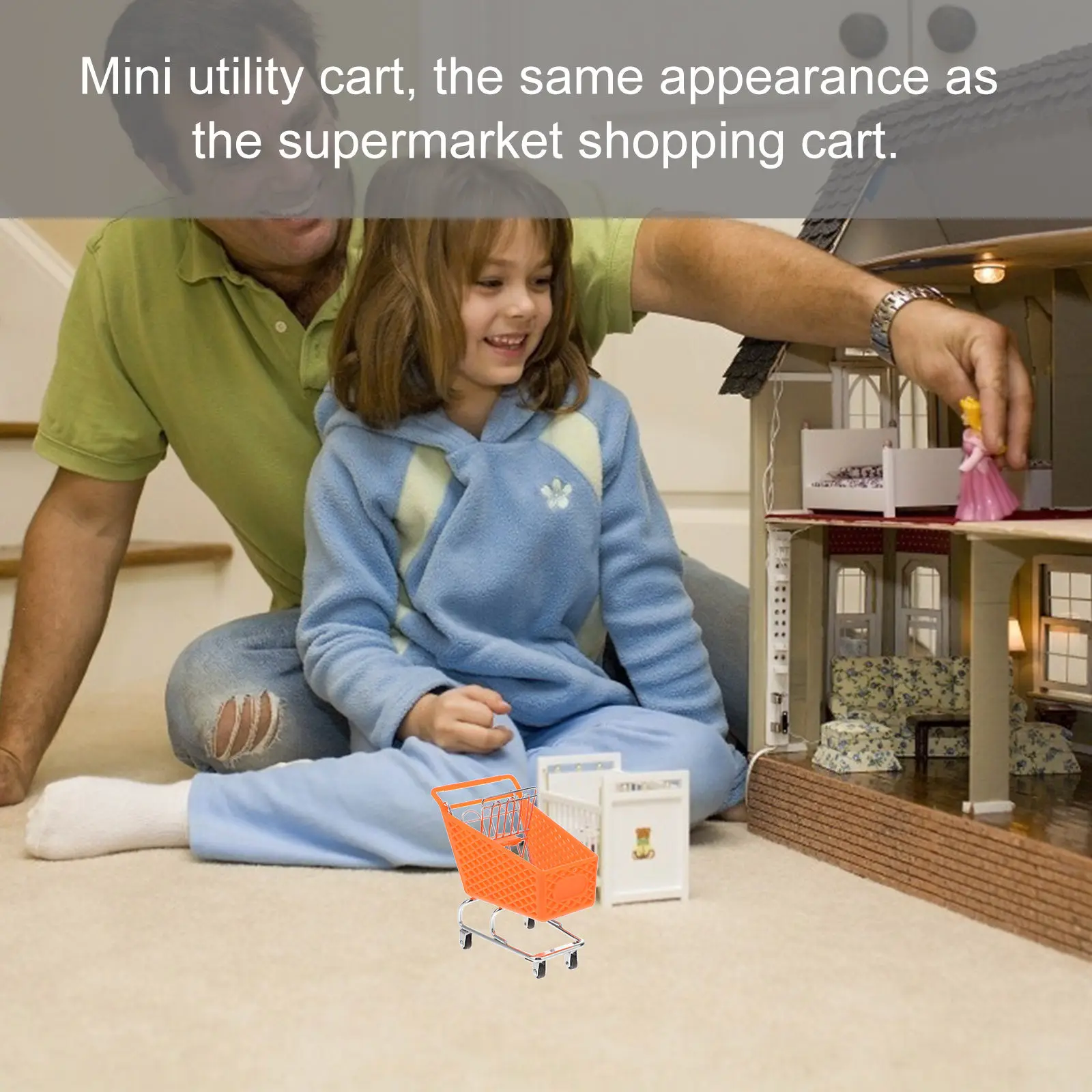 

Креативная мини-корзина-тележка для покупок, металлическая корзина для хранения, органайзер для офисного стола, мини-тележка для хранения