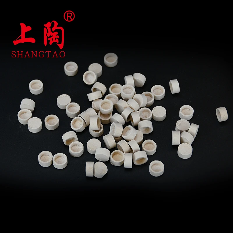 Refractory High Purity 99% Mgo White Ceramic Crucible For Lab Analysis