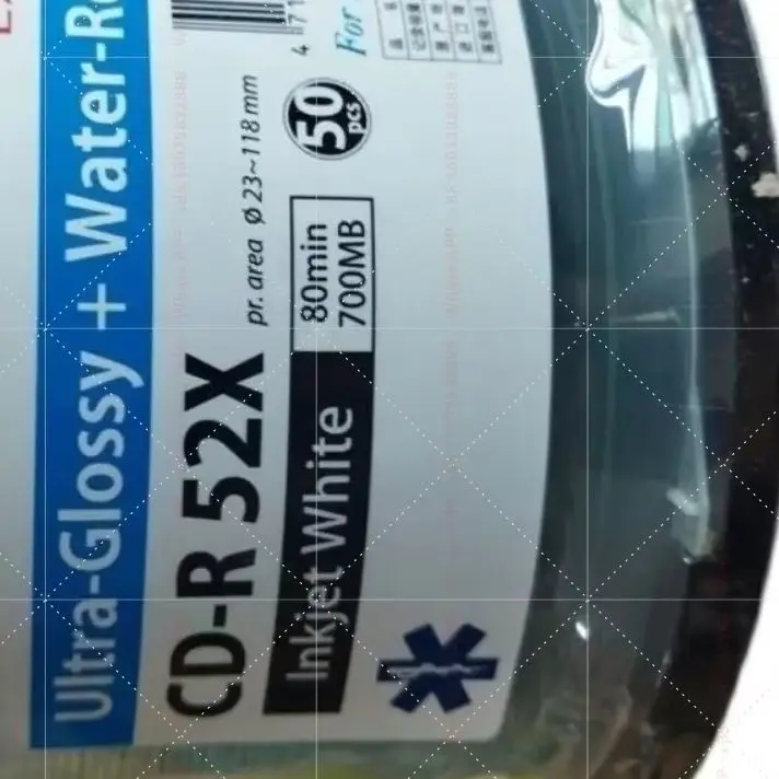 Water Blue Fever Printable CD‑R Blank Disc Music VCD Demo Burning CD Recordable Disc