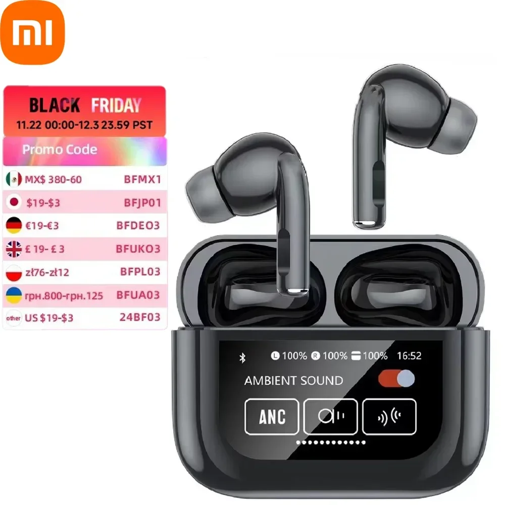 Xiaomi Touch Control Color Screen Bluetooth Earbuds Wireless In-Ear with Ultra Long Battery Life Advanced Noise Cancellation