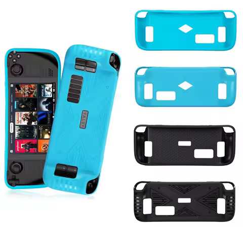 Soft TPU Case Cover For Steam Deck Game Console Full Protection Silicone Shell Shockproof Case For Steam Deck Gaming Accessories