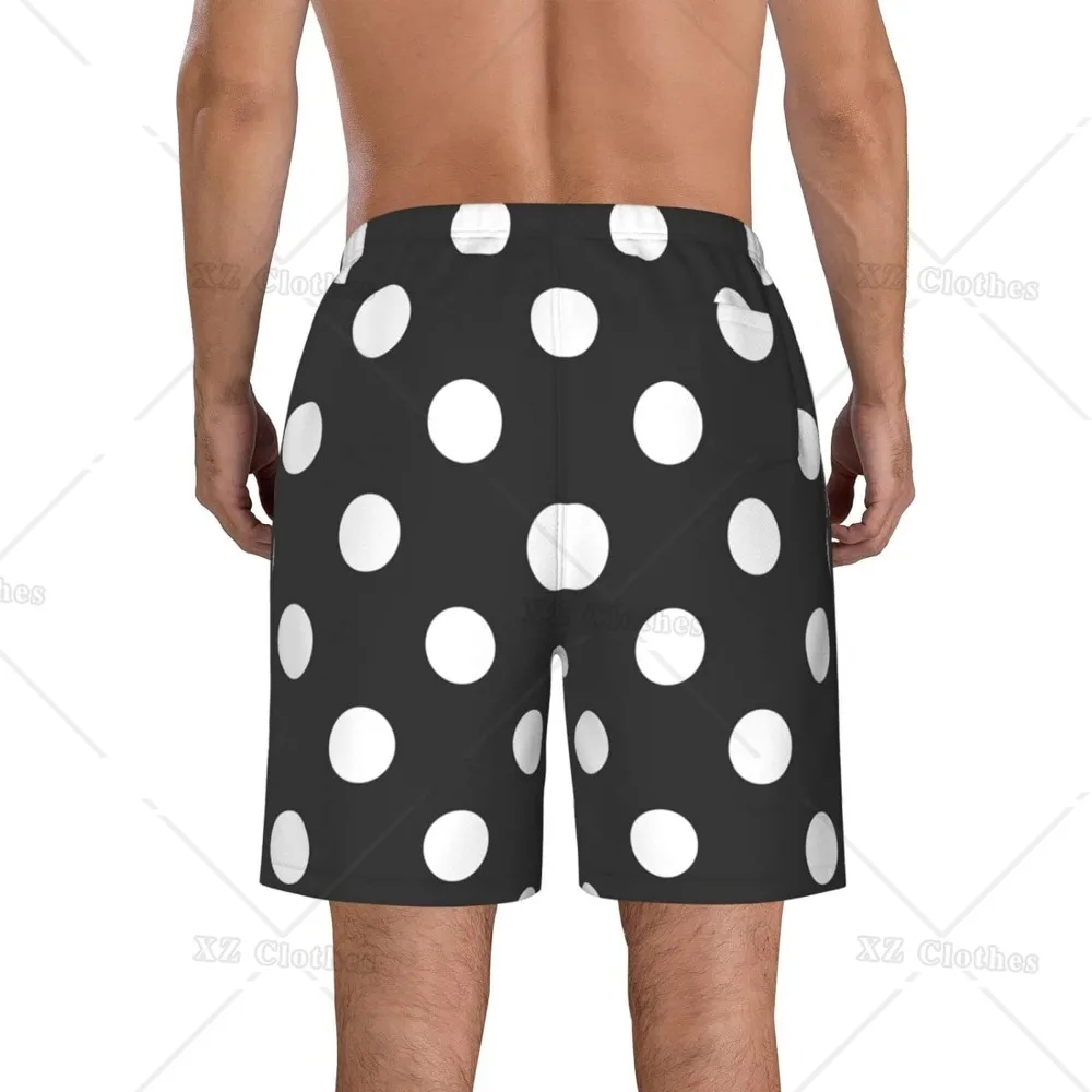 White Point in Black Beach pantaloncini da Surf traspiranti moda uomo Swim Surf Trunks Quick Dry