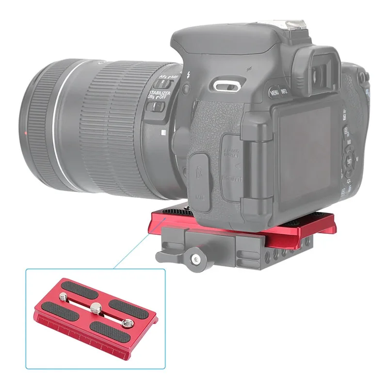 CAMVATE-لوحة كاميرا مانفروتو ، تحرير سريع ، تركيب كاميرا ثلاثية القوائم ،-"-20 & ot"-16 خيط ،