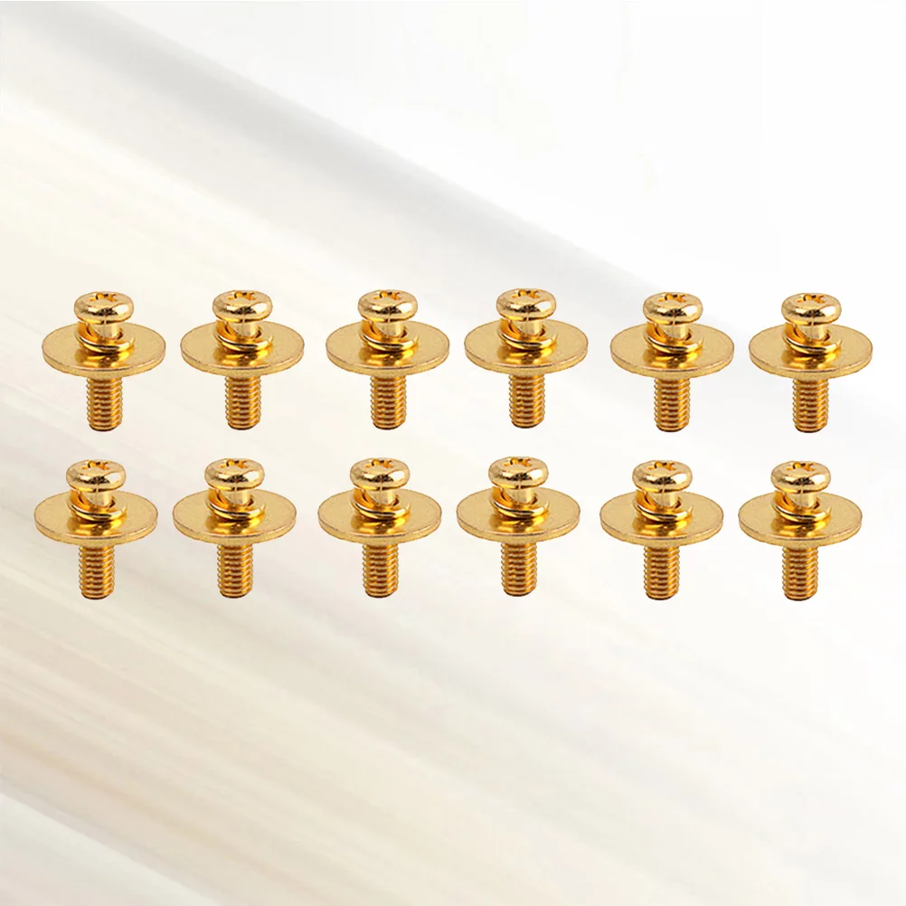 

10 Pcs Ear Screws Drum Lug Pack Mounting Kit Accessory Parts with Washers Fastener