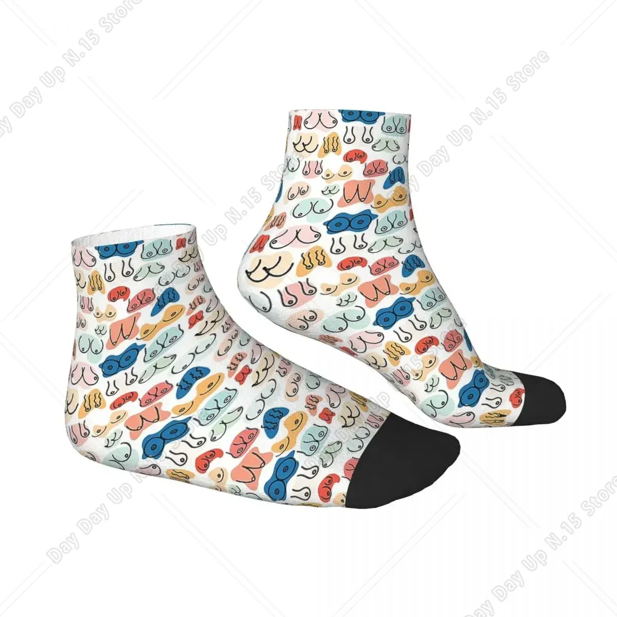 Boobs Socks Harajuku High Quality Stockings All Season Socks Accessories for Man's Woman's Birthday Present