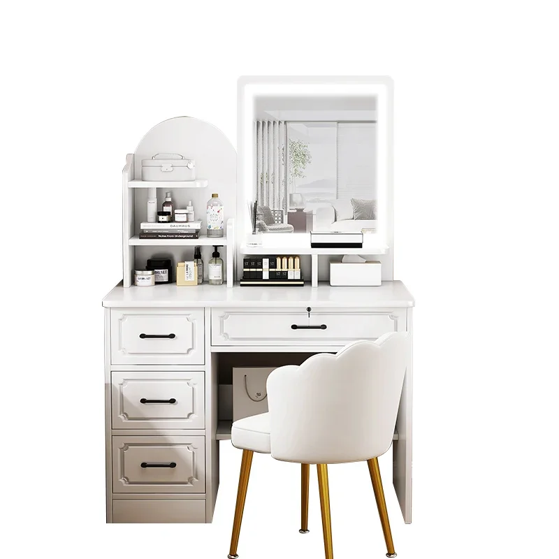 Womens Sets Vanity Desk Drawer Bedroom White Small Apartment Luxury Dressing Table Elegant Nordic Penteadeira Home Doctors