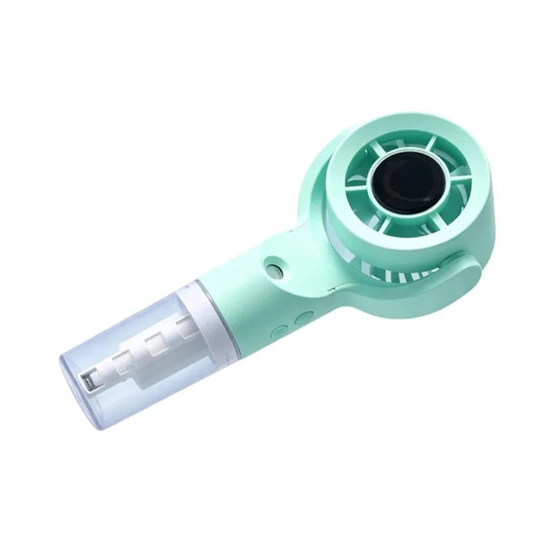 

EMECE-Portable Mini USB Charging Outdoor Mist Spray Fan With Humidifier - Turbo Handheld Cooling Device