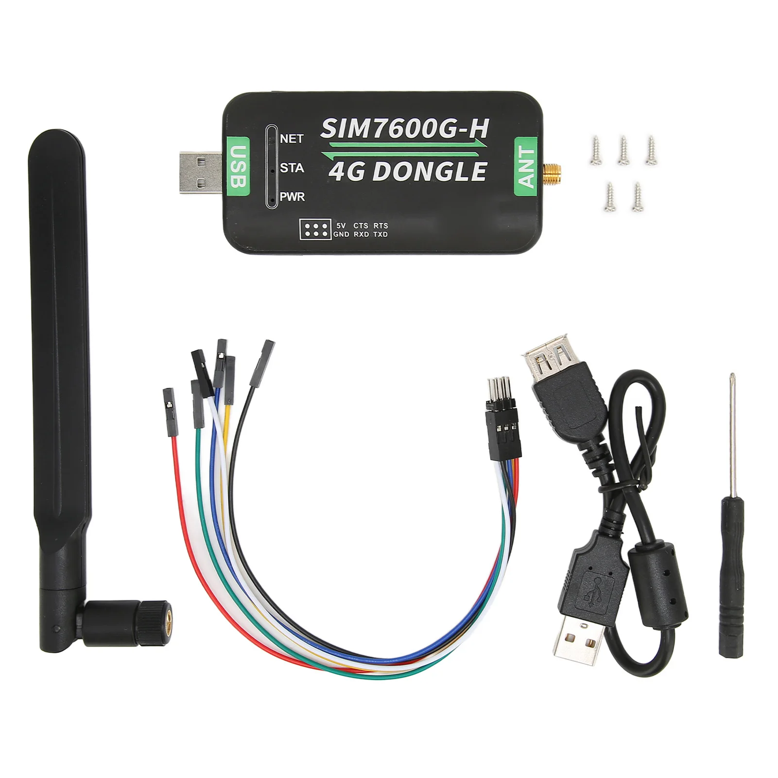 

SIM7600G-H 4G Dongle Module Supports 2G/3G/4G Networks USB/UART Communication Supports 150Mbps Downlink and 50Mbps Uplink Speeds