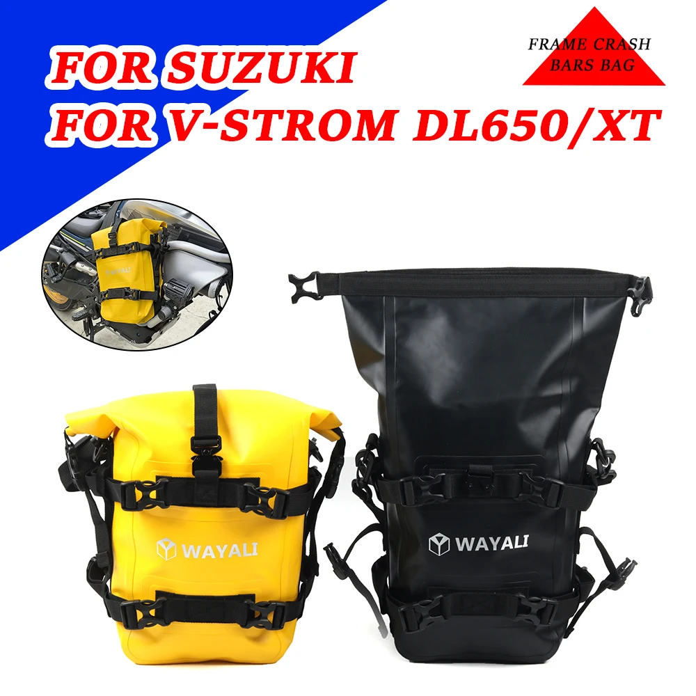 

Motorcycle Bumper Frame Crash Bars Bag Repair Tool Placement Tail Luggage Bag For SUZUKI DL 650 VStrom 650XT DL650 V-Strom 2018