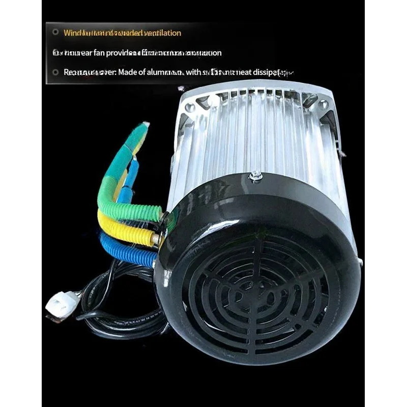 1200W 2200W 60V 72V Square Shaft DC Motor Kit For Material Handling Equipment Machinery