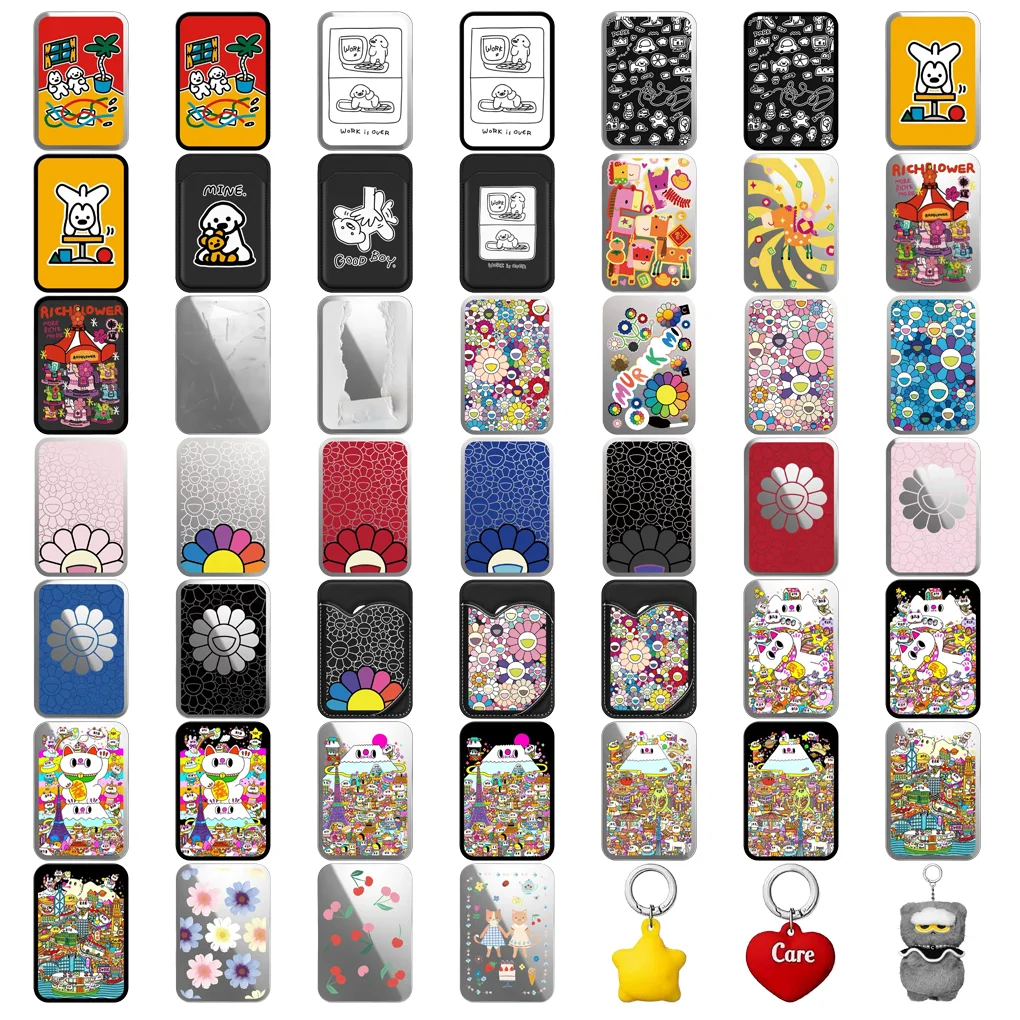 

Magnetic Card holder Phone Stand Magnetic Phone Holder for iPhone / Galaxy Cartoon Patterns