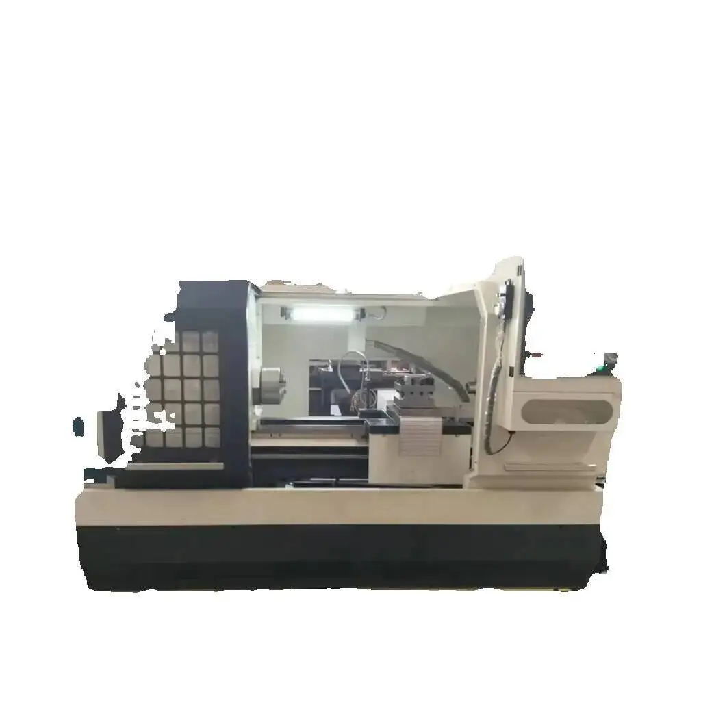 Tornio CNC GSK multifunzionale ad alta precisione automatico a colonna singola a letto piatto orizzontale di servizio medio Ck6140 220V