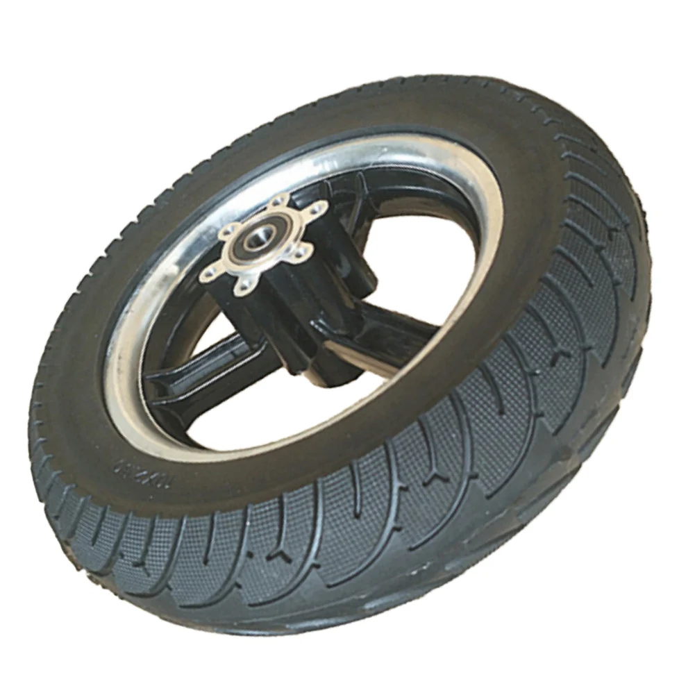 

Solid Tire Electric Vehicles Equipment Exterior Replacement Spare Parts 10X2.50 Wheel 25*6cm Accessories Aluminum Alloy