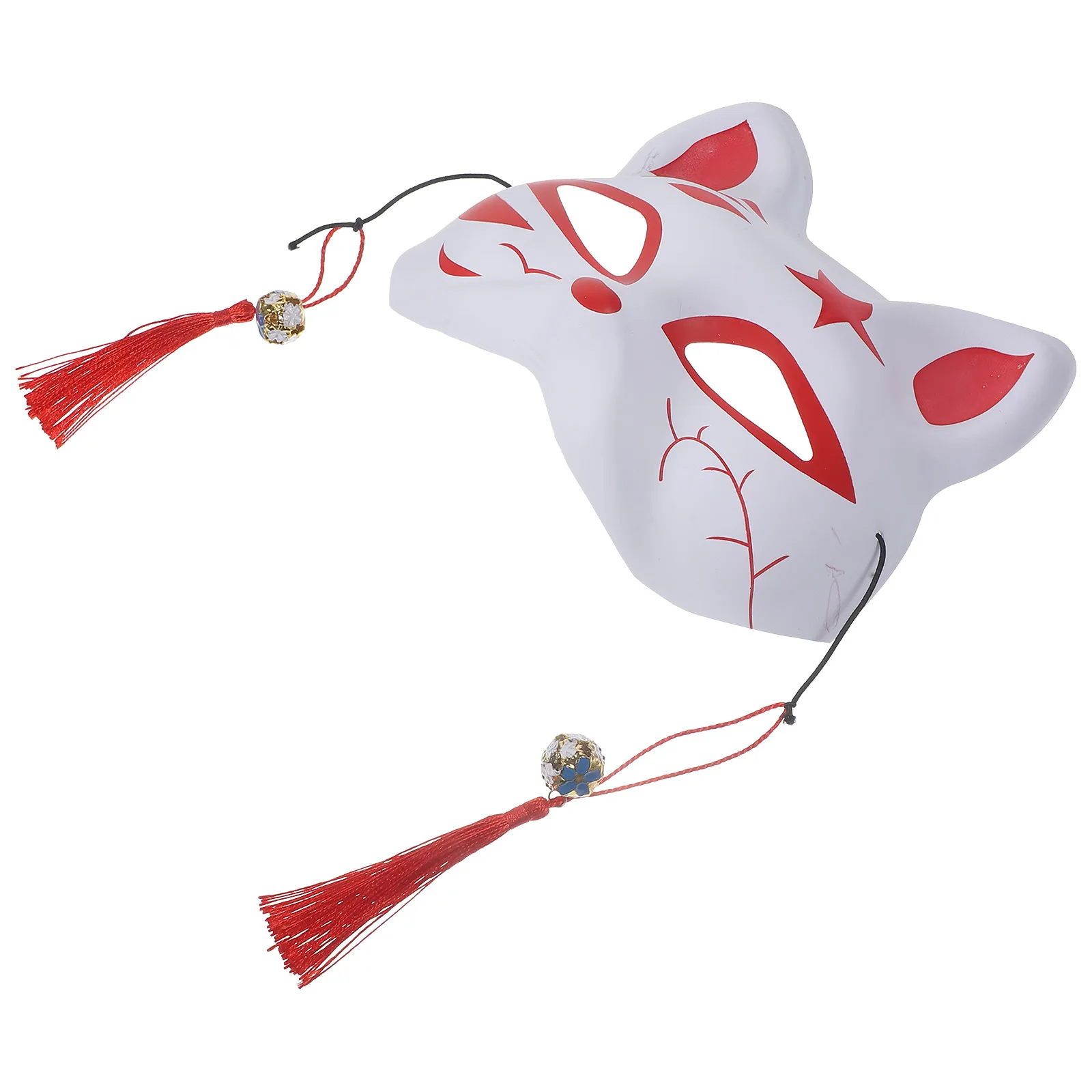 Hefeng Cat Mask Cosplay Animation Japanese-style Tassel Party Suitable Size