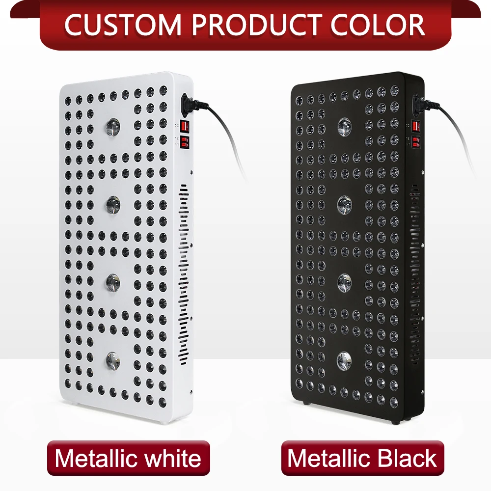 OEM ODM 1320W COB Platinum Led Far Infrared Sauna Red Light Therapy 660nm 850nm Infra Red Led Body Light Therapy