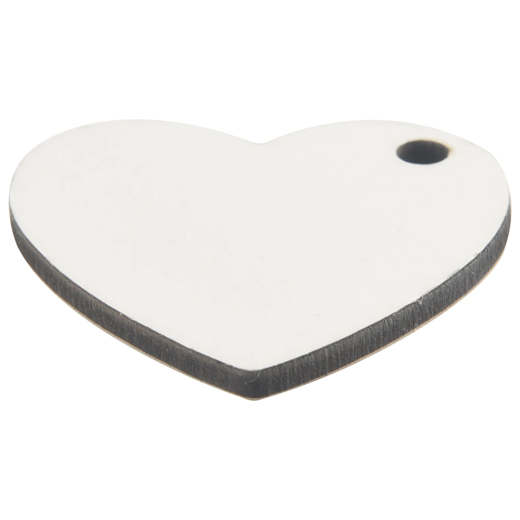 

CS-35PCS Heart Blank Board Keyring Keychain Printing Keyrings DIY Sublimation Key Chains Accessories(Double Sided)