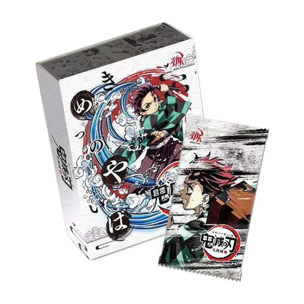 Demon Slayer Cards Infinite Train SSP Card Diamond Rare Card Tanjirou Kamado Nezuko Character Collection Card Kids Toy Xmas Gift